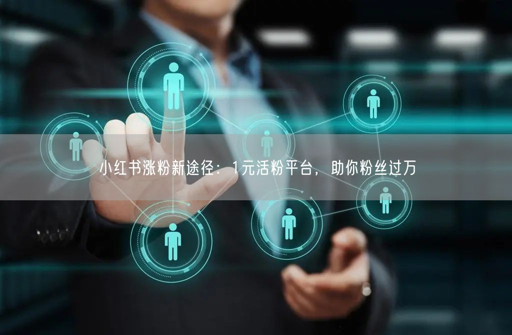 小红书涨粉新途径：1元活粉平台，助你粉丝过万