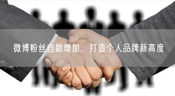 微博粉丝自助增加，打造个人品牌新高度