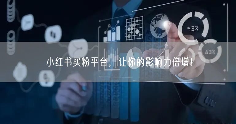 小红书买粉平台，让你的影响力倍增！